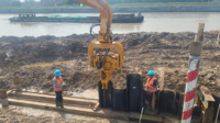 Fournisseur chinois de ponceuses hydrauliques pour pieux, équipement de pose de pieux avec installation rapide pour les projets de construction