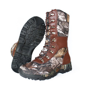 Bottes <span class=keywords><strong>de</strong></span> <span class=keywords><strong>chasse</strong></span> <span class=keywords><strong>de</strong></span> camouflage imperméables bon marché personnalisées OEM ODM pour hommes Bottes d'hiver en caoutchouc naturel EVA PU 100% imperméables - Product Image 6
