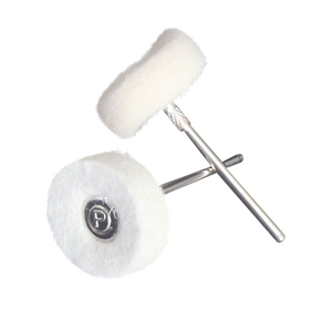 Juego de 10 Ruedas de Pulido para Joyería, con Vástago de 2.35mm, de Fieltro de Lana y Algodón, para Herramienta Rotatoria - Product Image 2