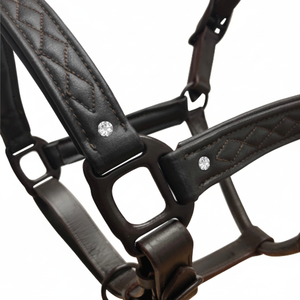 Offre Spéciale de qualité supérieure selle anglaise Nylon cheval licou confortable compétition équestre occidentale équitation disponible noir - Product Image 1