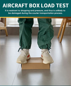 Caja Rectangular Rígida Corrugada Personalizable, Ecológica, Reciclable, Portátil y Reutilizable con Forro Personalizado para Mudanzas Residenciales - Product Image 5