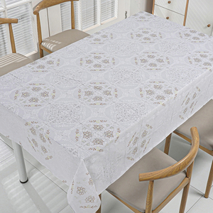 Manteles de PVC de encaje impermeables y resistentes al aceite <span class=keywords><strong>para</strong></span> <span class=keywords><strong>fiestas</strong></span> y bodas personalizadas - Product Image 5