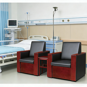 Chaise de compagnon d'<span class=keywords><strong>hôpital</strong></span> canapé-<span class=keywords><strong>lit</strong></span> pliant pour le dormeur de préposé au patient avec coussin en mousse pour meubles - Product Image 1