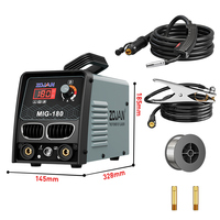 ZOJAN Nouvelle soudeuse MIG 220V 3.7kVA 20-120A Cycle de service 60% Protection IP21S Outil essentiel efficace pour tôles fines en acier inoxydable