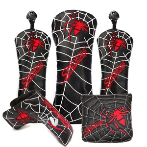 OEM Großhandel Leder Custom Applique Stickerei <span class=keywords><strong>Golf</strong></span> <span class=keywords><strong>Club</strong></span> Head cover Treiber abdeckung - Product Image 5