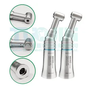 BEING Rose 201CAP Dental Slow Low Speed Handpiece Contra Angle 1:1 Ratio Air Turbine Handpiece Dental Lab Equipment Micromotor