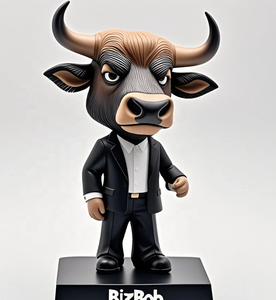 رأس حيوان ملتوي Bobblehead الراتنج-زينة عطلة فريدة من نوعها ومكتب الحسنات - Product Image 6