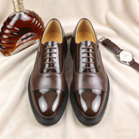 Herren-Lackleder-Oxford-Schuhe für Anzug, Hochzeit und Business, Herren-Lederschuhe 2026 Neuer Stil