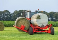 Film protecteur souple en LLDPE à forte adhérence, résistant à l'humidité et aux UV, pour l'emballage de fourrage et la fermentation de l'ensilage, moulage par soufflage à air