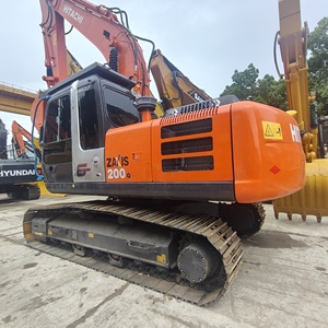 รถขุด Hitachi Zaxis 200-3G ปี 2023 ชั่วโมงการทำงานต่ำ รถขุดดินมือสองแท้ ขนาด 20 ตัน สำหรับงานก่อสร้าง - Product Image 2