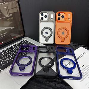 เคสโ<span class=keywords><strong>ท</strong></span>รศัพ<span class=keywords><strong>ท</strong></span>์ Lichicase พร้อมฝาปิดเลนส์แบบหมุนได้ ขาตั้งในตัว <span class=keywords><strong>รู</strong></span>แม่เหล็กแม่นยำ สำหรับ <span class=keywords><strong>OPPO</strong></span> A3X A3 A40 A60 - Product Image 1