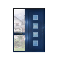 Porte de sécurité anti-effraction en acier inoxydable chinois moderne, neuve, avec charnières principales pour entrée et usage extérieur, résistance au feu 1,5 heure