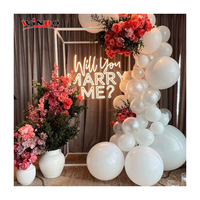 Letrero de Neón LED Personalizado Winbo para Decoración de Habitaciones y Hogares, Diseño Gratuito, Letrero de Neón Personalizado '¿Te Casas Conmigo?'
