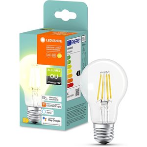 Ampoule LED intelligente LEDVANCE 6W E27 2700K, compatible Wi-Fi, dimmable, compatible avec Alexa et Google Home - Product Image 4