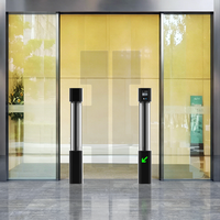Torniquete de Pedestal de Altura Completa de Alta Velocidad con Función Anticolisión y Bajo Nivel de Ruido, de Aleación de Aluminio con Clasificación IP para Oficina