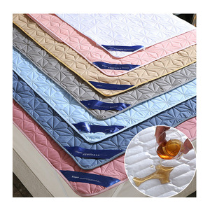 Nước Bằng Chứng Giường Nệm Bảo Vệ Bìa Vua Kích Thước Bông Polyester Chất Liệu Nệm Phẳng Bìa Tấm Với Ban Nhạc Đàn Hồi - Product Image 1