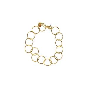 สร้อยข้อมือแฟชั่นแบบโซ่ 316L สแตนเลสสตีล ชุบทอง PVD ทนทาน ยั่งยืน - Product Image 1