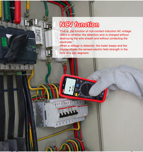 Multímetro <span class=keywords><strong>Digital</strong></span> UNI-T UT890C AC DC 20A 1000V 6000 Conteo RMS con Pantalla LCD para Voltaje, Corriente y Resistencia - Product Image 5