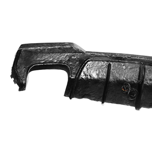 Difusor Trasero Estilo K de Fibra de Carbono Forjada, Divisores, Labio de Parachoques Trasero con LED para BMW Serie 4 G22 Sports 2021+ - Product Image 6