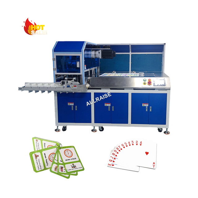Fully Automatic Gift Cards Slitting Punching Machine Poker Cards Die Cutting Cutter Machine Playing Cards Making Machine