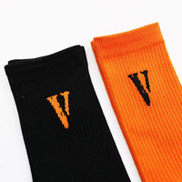 Haute qualité vente chaude mode confortable printemps course 100% coton chaussettes coton cuisse haute chaussettes