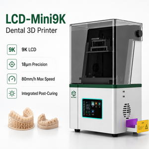 Mini imprimante 3D dentaire automatique nouvelle génération 9K, résolution 85204320, écran LCD, résine, USB, pour modèles de couronnes et bridges et laboratoires dentaires - Product Image 1