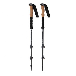 Bâtons de marche d'escalade, de randonnée, verrouillage de vitesse, poignée en EVA télescopique ultraléger, bâtons de Trekking en Fiber de <span class=keywords><strong>carbone</strong></span> - Product Image 1