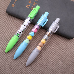 Stylo d'examen pour étudiants, créatif, amusant, DIY, mignon, à séchage rapide, encre <span class=keywords><strong>gel</strong></span> noire, anti-stress, à <span class=keywords><strong>action</strong></span> par pression, en plastique durable - Product Image 2