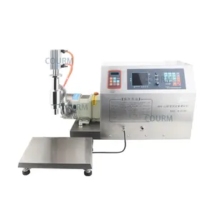 desktop semi automatic high viscosity material bottle vial honey packing machine volumetric filling machine