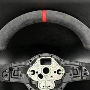 Volante de Alcantara para Automóvil, Envío <span class=keywords><strong>R</strong></span>ápido, para <span class=keywords><strong>Volkswagen</strong></span> GTI Golf 6 7 Serie <span class=keywords><strong>R</strong></span> Passat B8 Mk7 MK8 <span class=keywords><strong>Arteon</strong></span> CC Jetta Series - Product Image 2