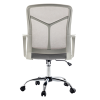 Chaise de bureau ergonomique moderne en plastique respirant à mailles, réglable en hauteur, pour le gaming et l'ordinateur, prix d'usine