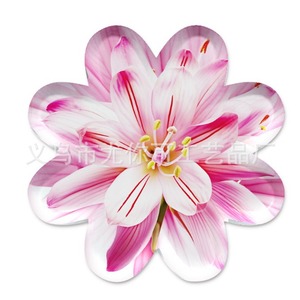 Floral <b>Paper</b> Plate Round Digital Printing Environment Friendly Spring Picnic Dessert <b>Tray</b> Party Tableware - Product Image 2