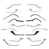 Bandes de calandre chromées pour pare-chocs de voiture pour Mazda Série 2 3 6 Axela Atenza CX-5 CX5 Saloon Hatchback 2009 à 2024 Plating Grille Trim