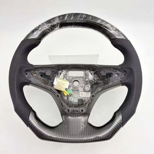 Volant de direction en fibre de carbone véritable avec commande par application LED pour <span class=keywords><strong>Chevrolet</strong></span> Cruze 2016-2019, style sport, vente en gros - Product Image 5