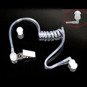 Écouteur de champignon de remplacement clair pour écouteurs à tube acoustique pièces modifiables pour Radio bidirectionnelle - Product Image 6