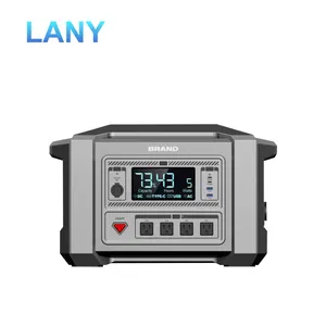 LANY Power Supply 2000W Lithium Ion Energy System Charging Rechargeable Solar Generator Portable Power Station For Laptop