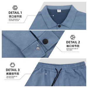 Costume homme grande taille deux pièces, veste et pantalon en coton rouge, tenue décontractée pour usage quotidien - Product Image 5