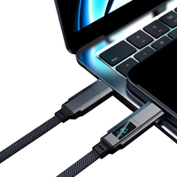 Data Sync 4 en 1 USB C Cable Cargador trenzado Cable de datos multifuncional Cable de carga rápida Tipo C para teléfono