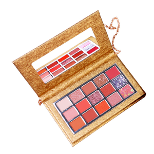 Non Poudre volante Mat Miroitement Paillettes Cosmétiques Palette D'ombre À Paupières de marque Privée - Product Image 1