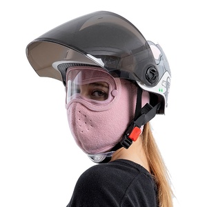 Custom Breathable Fleece Balaclava with Removable <b>Eye</b> Shield Winter Face <b>Mask</b> for Men Women Skiing Motorcycling - Product Image 2
