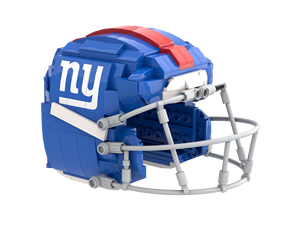 Ensemble de blocs de construction de casque de football américain New <span class=keywords><strong>York</strong></span> Giants, personnalisable et à assembler soi-même, nouveau modèle, vente en gros - Product Image 2