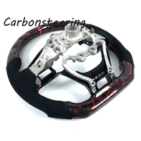 Accessoires pour Kia : Volant de voiture en fibre de carbone forgée sur mesure pour K5 5ème génération GT GT-Line DL3 OEM, amélioration intérieure sportive en forme de D