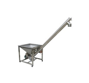 Nuevo alimentador espiral de acero pequeño en perfecto estado, tolva inclinada para virutas de madera, motor de transportador de tornillo sin fin, marco flexible de acero inoxidable para - Product Image 3