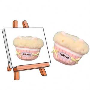 Nuevo en Oferta, Muñeca de Peluche Personalizada, Linda y Esponjosa, con Forro de Malla Bordado, Suave, con Diseño de Pastel de <span class=keywords><strong>Cumpleaños</strong></span>, Sonrisa de Fresa, para Niñas - Product Image 1