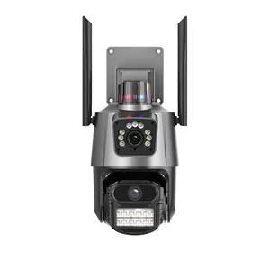 Icsee 4Mp双镜头无线云台360观看双向音频全彩夜视PTZ双镜头相机