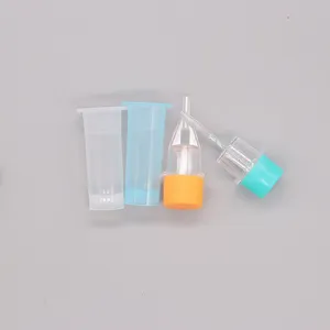 Yuyang ücretsiz örnek tek kullanımlık yuvarlak alt kılcal periferik kan örnek toplayıcı 1.3ml plastik PE reaktif tüp şişesi