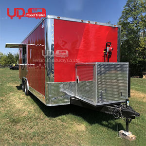 Cuisine de restaurant taille personnalisée <span class=keywords><strong>mobile</strong></span> kiosque à café chariot de nourriture pour hot-dog camion de tacos à la crème glacée remorque alimentaire rapide pour les états-unis - Product Image 1