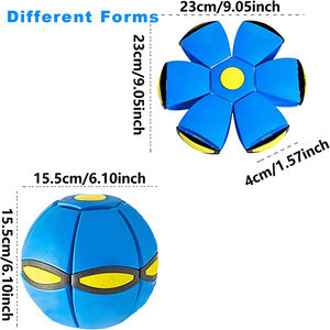 Press <b>Bounce</b> Flying Dog <b>Ball</b> Interactive Outdoor Catch Toy Foot Launch Hand Press Pet Training <b>Ball</b> Dog Toy - Product Image 2