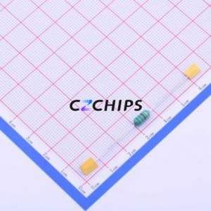 Inductor de Anillo de Color CKL0410-680uH/K-A / Componente de Orificio Pasante (THT), D4xL10.5mm 680uH 10% 100mA 9.4Ohm - Product Image 2