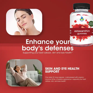 Gomitas de Aceite de Astaxantina Antioxidante Ausreson, Extracto de Pluvialis, Suplemento Natural 1kg, Productos para el Cuidado de la Piel, Gomitas de Astaxantina - Product Image 2